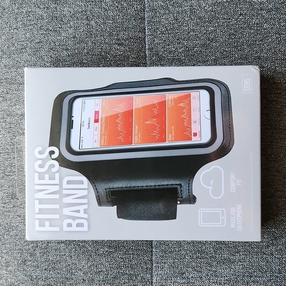 GEMS Other - Fitness Armband for Mobile devices with key holder - Black - NEW